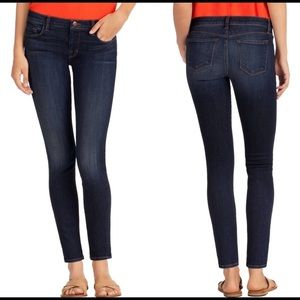 J Brand Mid-Rise Skinny Washed deep Blue Oblivion Size 32